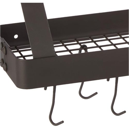  Cuisinart CRBS-36MBK Chefs Classic 37-Inch Rectangular Wall-Mount Bookshelf Rack, Matte Black