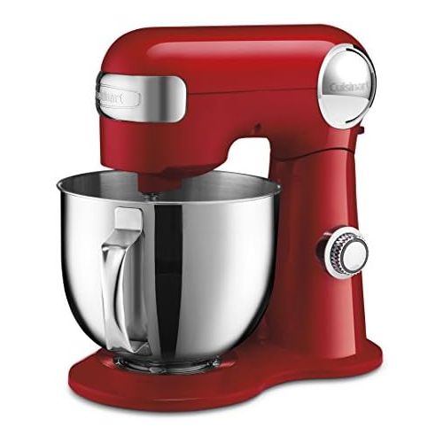  Cuisinart SM-50R 5.5-Quart Stand Mixer, Ruby Red