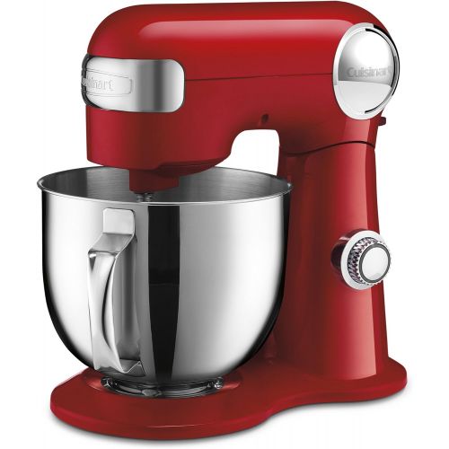  Cuisinart SM-50R 5.5-Quart Stand Mixer, Ruby Red