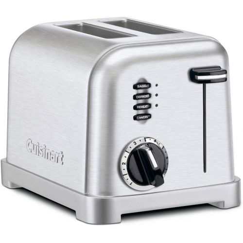  Cuisinart CPT-160P1 Metal Classic 2-Slice Toaster, Brushed Stainless