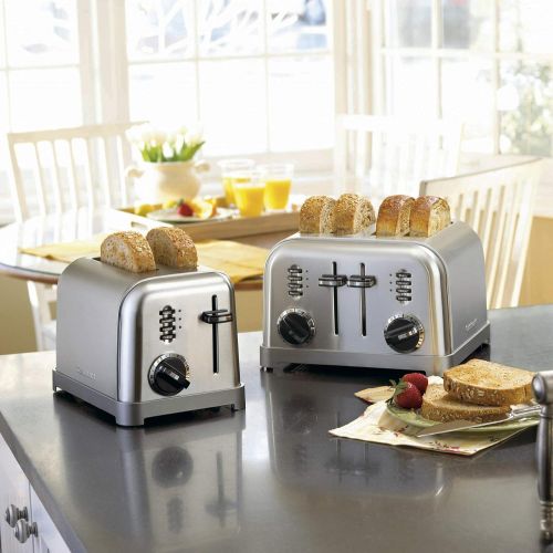  Cuisinart CPT-160P1 Metal Classic 2-Slice Toaster, Brushed Stainless