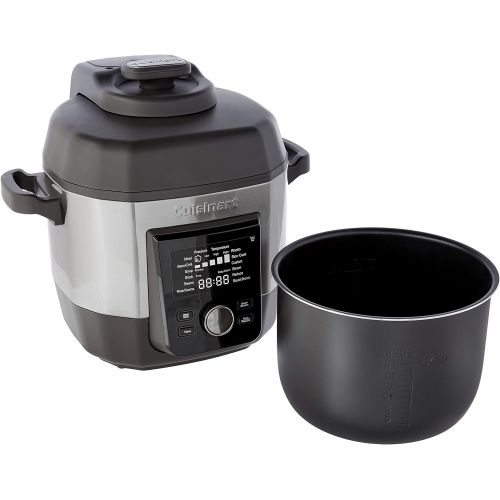  Cuisinart CPC-900 6-Quart High Multicooker Pressure Cooker, Stainless Steel