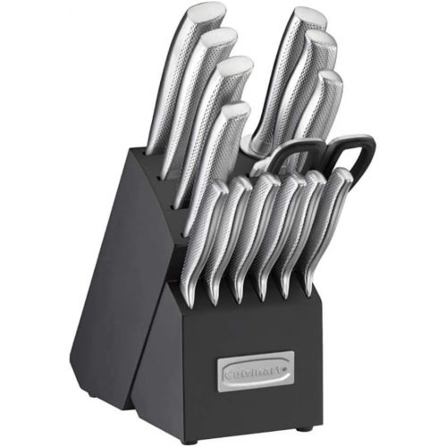  Cuisinart C77SS15PG 15PK 15-Piece Stainless Steel Hollow Handle Block Set