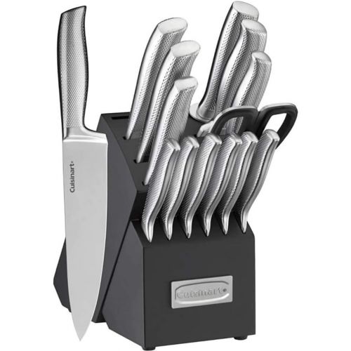  Cuisinart C77SS15PG 15PK 15-Piece Stainless Steel Hollow Handle Block Set