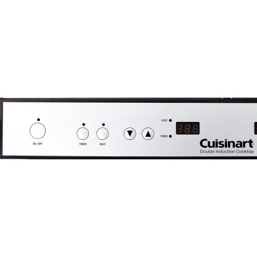  Cuisinart ICT-60 Double Induction Cooktop, One Size, Black