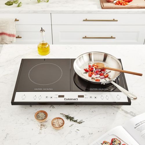  Cuisinart ICT-60 Double Induction Cooktop, One Size, Black