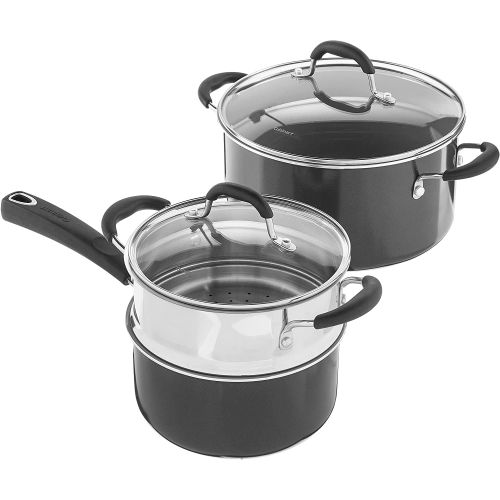  Cuisinart Advantage Ceramica XT Cookware Set, Medium, Black