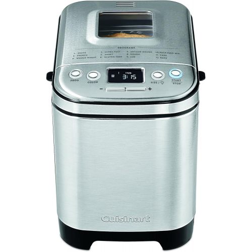  Cuisinart Bread Maker, Up To 2lb Loaf, New Compact Automatic