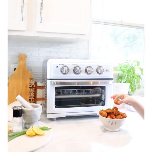  Cuisinart TOA-60W Airfryer, Convection Toaster Oven, White