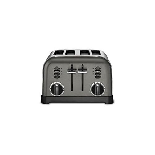  Cuisinart CPT-180BKS Metal Classic Toaster, 4-Slice, Black Stainless