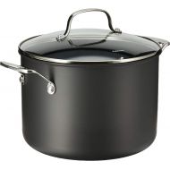 Cuisinart Chefs Classic Nonstick Hard-Anodized 8-Quart Stockpot with Lid,Black