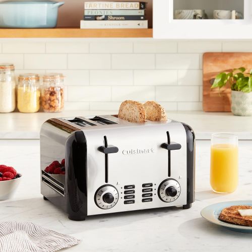  Cuisinart Toaster, 4-Slice, Brushed Stainless