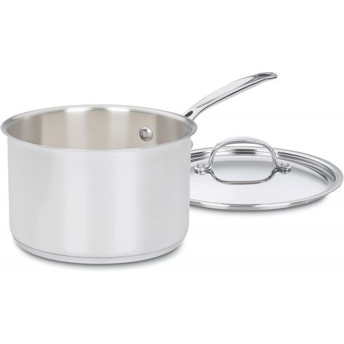  Cuisinart 7194-20 Chefs Classic Stainless 4-Quart Saucepan with Cover