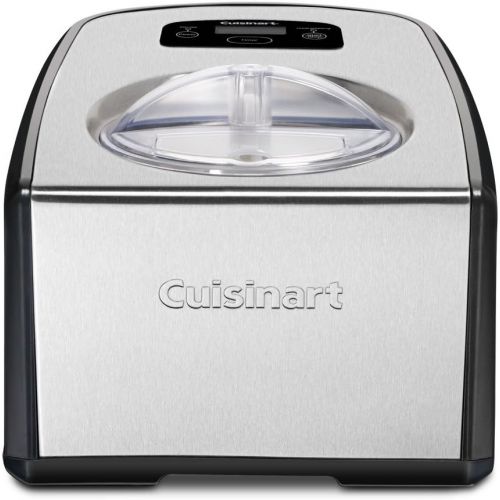  Cuisinart ICE-100 Compressor Ice Cream and Gelato Maker, Silver, 1-1/2-Quart