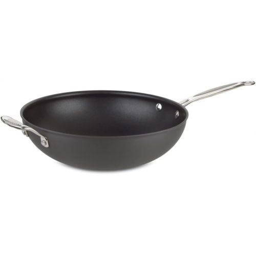  Cuisinart Chefs Classic Nonstick Hard-Anodized 12-1/2-Inch Stir Fry with Helper Handle and Cover