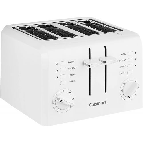  Cuisinart CPT-142P1 2-Slice Compact Plastic Toaster, 4, White