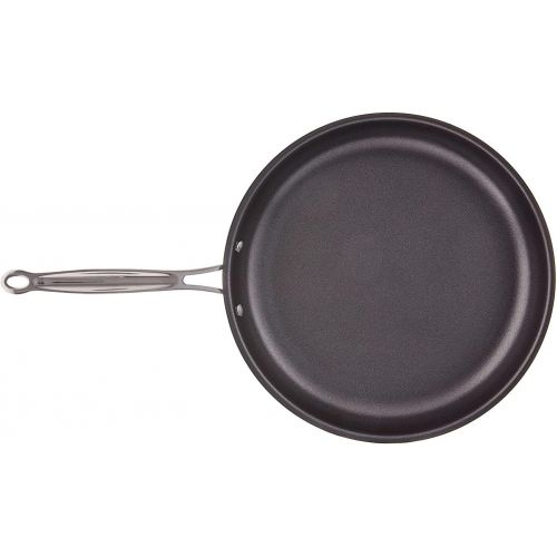 Cuisinart 622-30G Chefs Classic Nonstick Hard-Anodized 12-Inch Skillet with Glass Cover, Black