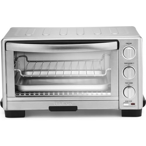  Cuisinart TOB-1010 Toaster Oven Broiler, 11.77 x 15.86 x 7.87, Silver