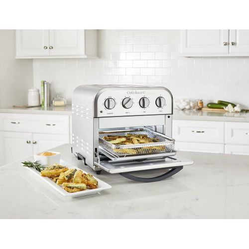  Cuisinart TOA-28 Compact Toaster Oven Airfryer, Silver