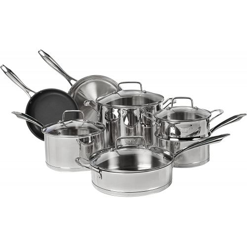  Cuisinart 11-Piece Professional Stainless Cookware Set