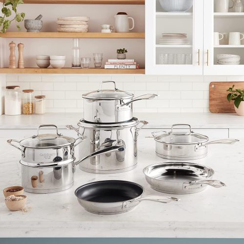  Cuisinart 11-Piece Professional Stainless Cookware Set