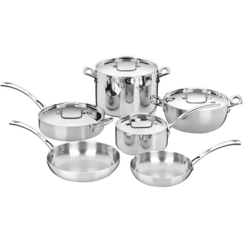  Cuisinart French Classic Tri-Ply Stainless 10-Piece Cookware Set