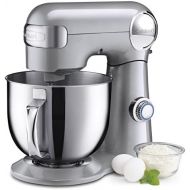 Cuisinart SM-50BC 5.5-Quart Stand Mixer, Brushed Chrome, Silver Lining