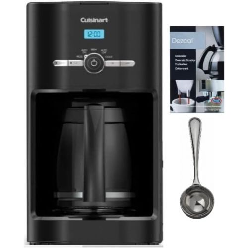  Cuisinart 12-Cup Classic Programmable Coffeemaker with Descaling Powder and Coffee Measure Bundle (3 Items)