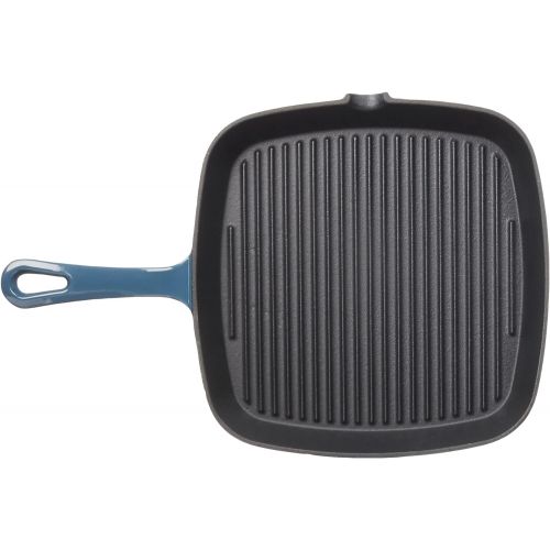  Cuisinart , 9.25 Square Grill Pan, Enameled Provencial Blue