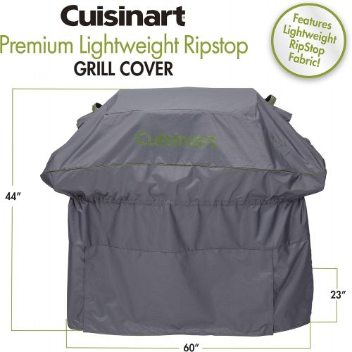  Cuisinart CGC-810 Premium Lightweight Grill Cover, Cover-60, Grey