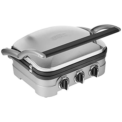  Cuisinart GR-4NP1 5-in-1 Griddler Stainless, Gridder, Brushed Stainless Steel