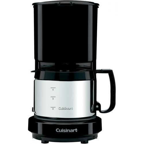  Cuisinart 4-Cup Coffeemaker with Brushed Stainless Carafe