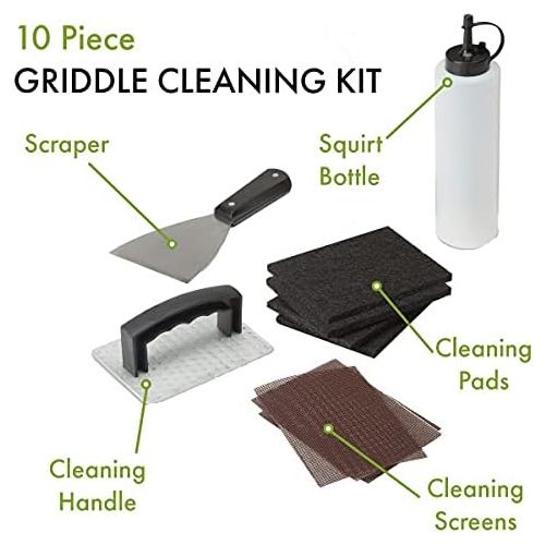  Cuisinart Griddle Scraper Bundle - Griddle Scraper & 10-Piece Griddle Cleaning Kit