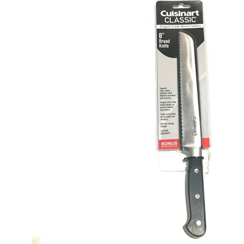  Cuisinart C77TR-8BD Triple Rivet Collection 8 Bread Knife, Black