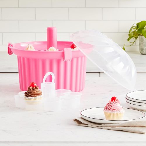  Cuisinart Cupcake Carrier, Pink