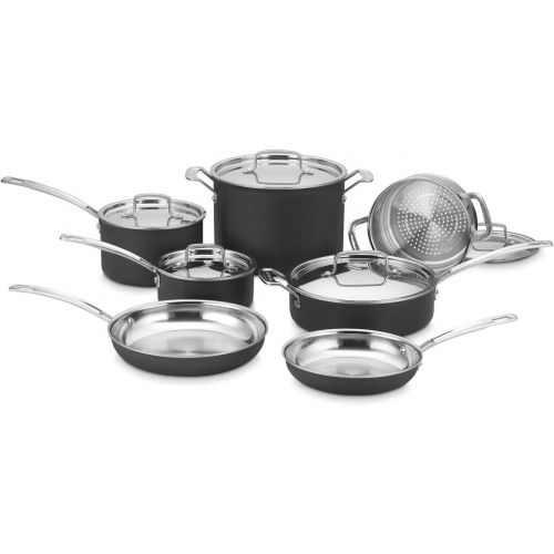  Cuisinart MultiClad Unlimited Dishwasher Safe 12-Piece Cookware Set