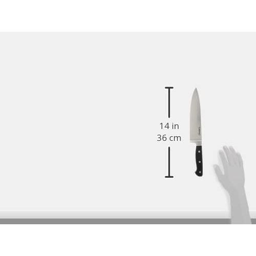  Cuisinart C77TR-8CF Triple Rivet Collection 8 Chef Knife, Black