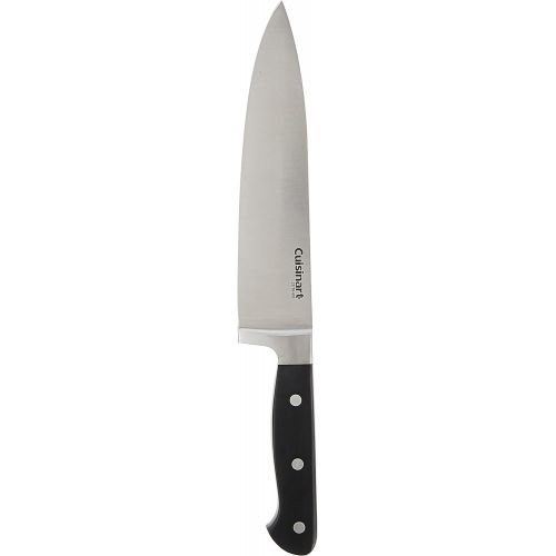  Cuisinart C77TR-8CF Triple Rivet Collection 8 Chef Knife, Black