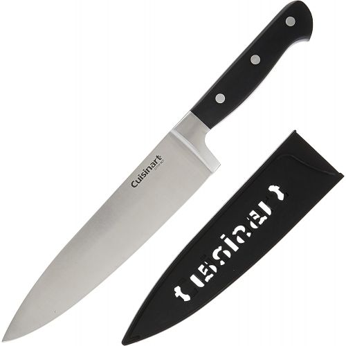  Cuisinart C77TR-8CF Triple Rivet Collection 8 Chef Knife, Black