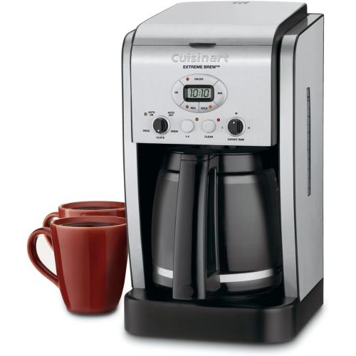  Cuisinart DCC-2650P1 Extreme Brew 12-Cup Programmable Coffeemaker, Black/Stainless Steel