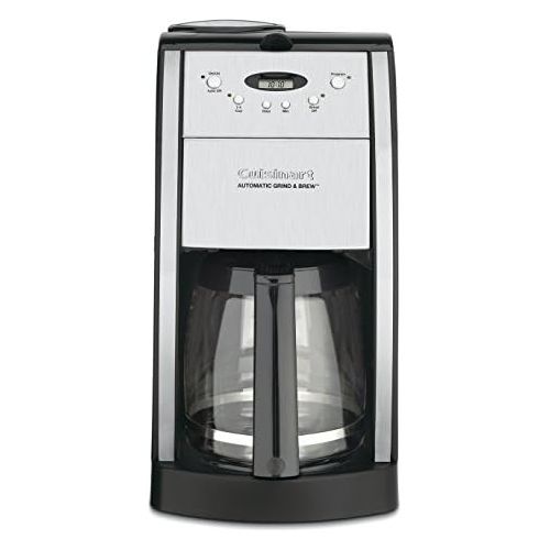  Cuisinart DGB-550BKP1 Grind & Brew 12-Cup Automatic Coffeemaker with Italian Style, Brushed Metal