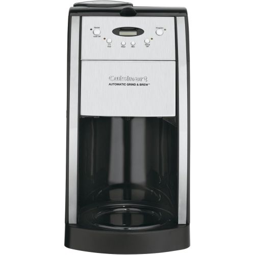  Cuisinart DGB-550BKP1 Grind & Brew 12-Cup Automatic Coffeemaker with Italian Style, Brushed Metal