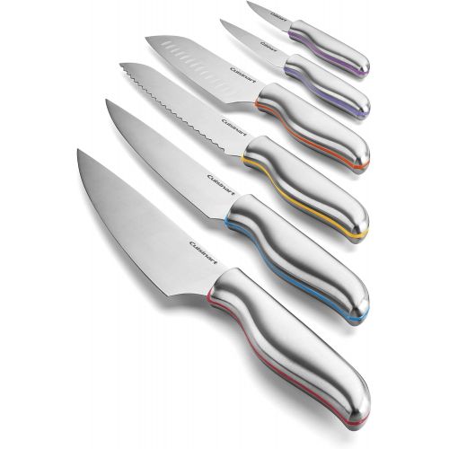  Cuisinart C77-12PCS 12 PC Classic Cutlery Color Band Collection