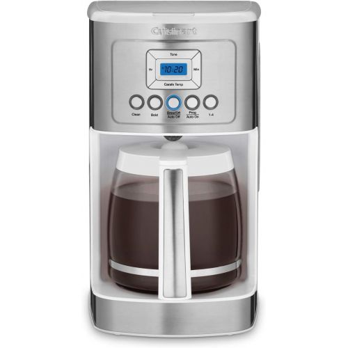  Cuisinart DCC-3200W 14C Glass Carafe PerfecTemp 14-Cup Programmable Coffeemaker with Descaling Powder and Coffee Measure Scooper Bundle (3 Items)