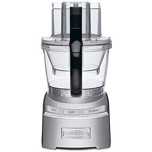  Cuisinart FP-12DCN Elite Collection 12-Cup Food Processor (Die Cast) with Bamboo Spoon and Chef Knife Bundle (3 Items)