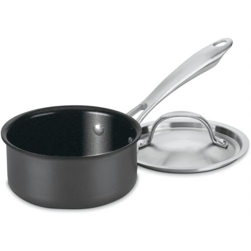  Cuisinart GG19-14 GreenGourmet Hard-Anodized Nonstick 1-Quart Saucepan with Cover