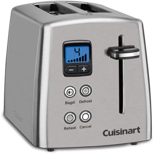  Cuisinart CPT-415 Countdown 2-Slice Stainless Steel Toaster with 8-Inch Bread Knife (Navy Blue) (2 Items)