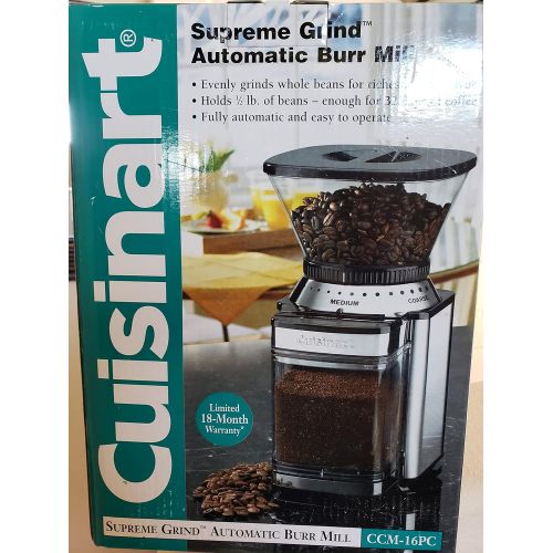  Cuisinart Automatic Coffee Mill Burr Grinder, CCM-16