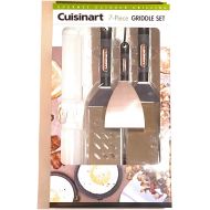 Cuisinart 7 Piece Griddle Set (2 Griddle Spatulas, 2 Egg Rings, 2 Squirt Bottles and a Griddle Scraper.