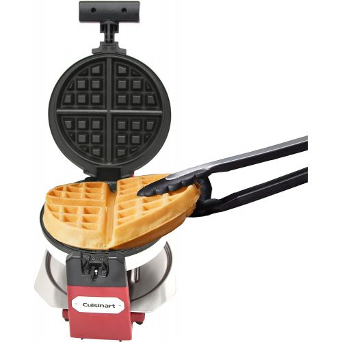  Cuisinart WAF-F10R Maker Waffle Iron, Single, Red
